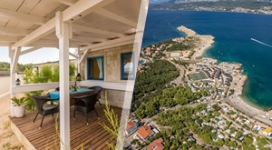 [PET FRIENDLY] Proljeće na KRKU za 4 osobe i ljubimca! 2 ili 3 noćenja u Kampu Tiha Šilo u modernim KUĆICAMA uz 2 h TENISA i opremu. Iskusite miran ODMOR u zagrljaju mora i borova!
