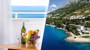 Idealan OBITELJSKI odmor na kraju LJETA u Holiday Resortu Sagitta 3* kod Omiša - 2 noćenja s POLUPANSIONOM za 2 odraslih i do 2 djece uz piće! Soba ili bungalov za savršen reset uz MORE!