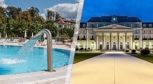 LUKSUZNO LJETOVANJE u Grand Hotelu Rogaška! 2 NOĆENJA s polupansionom za 2 OSOBE uz uključen Vis Vita SPA wellness, BAZENE, fitness, casino i parking. Osigurajte POTPUNI SPA OPORAVAK u dvoje!