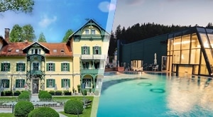 Hotel Švicarija 4* - Terme Dobrna: Odaberite 2 noćenja s DORUČKOM ili 5 ili 7 noćenja s POLUPANSIONOM za 2 osobe! Neograničeno KUPANJE, ulaz u Sauna SPA i wellness bon!
