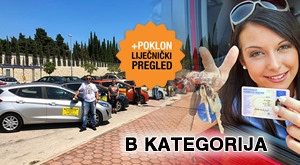 AKCIJA - upiši i položi vozački za B KATEGORIJU u Autoškoli Classic-R u SPLITU, a na poklon dobivaš LIJEČNIČKI pregled!