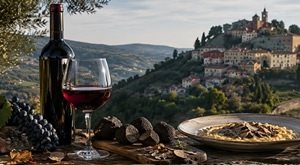 HEDONISTIČKI izlet u Istru! Posjetite Festival terana i tartufa u MOTOVUNU uz Darojković Promet! Uključen PRIJEVOZ iz Zagreba i Dugog Sela za samo 41€. Uživajte u VRHUNSKIM okusima i glazbi!