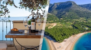 HOTEL KAŠTIL 3* u Bolu na Braču: 2 noćenja s DORUČKOM za 2 OSOBE u standard sobi uz poklon BOCU VINA, potpuno BESPLATAN PARKING i Wi-Fi – savršen ODMOR ZA DVOJE uz more!