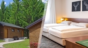 Plitvice Holiday Resort 4*: 2 noćenja u BUNGALOVIMA! Odaberite superior sobu za 2 osobe s doručkom, uz gratis mini golf, ili apartman za 4 osobe bez doručka - uz popust od 20% na WELLNESS centar!