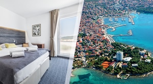 VODICE - OBITELJSKI ODMOR U HOTELU PUNTA 4*! 2 noćenja ALL INCLUSIVE LIGHT za 2 odrasle osobe i dijete do 12 godina u sobi na morskoj strani uz uključenu MASAŽU, unutarnji BAZEN I SAUNE!