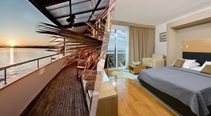 Zasluženi LUKSUZ UZ MORE! 1 ili 2 noćenja za 2 osobe u Deluxe sobi s jacuzzijem i balkonom u Hotelu San Antonio 4* u Podstrani + DORUČAK, sauna, teretana i parking! Dijete do 2g. GRATIS!