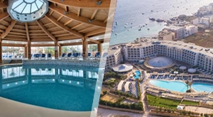 [23.-30.11.] LUDI POPUST ZA MALTU! Savršen obiteljski ili odmor u dvoje: 5 dana/4 noćenja u db Seabank Resortu 4* tik uz predivnu plažu Mellieha Bay! Uključen Polupansion Plus s pićima uz večeru!