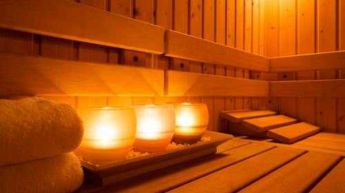 ECO Hotel Center - Najam saune - Prijepodnevni termin, Postojna, Slovenija - 45 EUR - 2,5-satno korištenje finske saune za 2 osobe, 2x čaša hladnog pjenušsavog vina