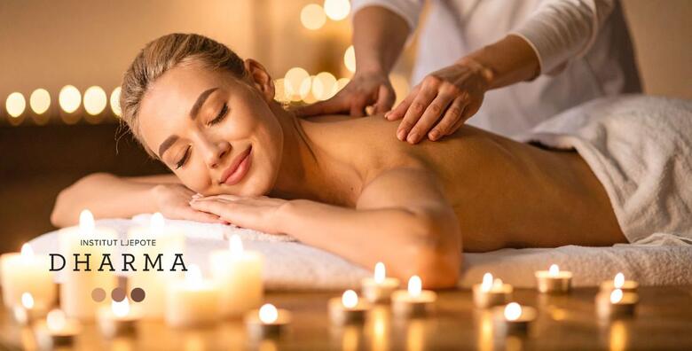 Wellness ritual potpunog opuštanja - masaža tijela, glave i lica uljem po izboru s mirisima koji bude osjetila u Institutu ljepote Dharma