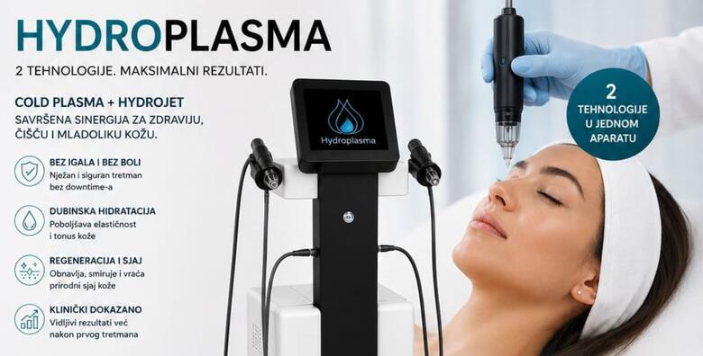 Hydroplasma tretman lica - hladna plazma i nano infusion u Studiju Bio + klinik