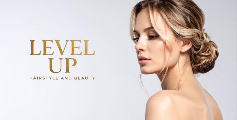 Frizerski salon LEVEL UP - bojanje cijele dužine, šišanje i frizura + Keune Care linija za dubinski tretman kose